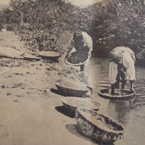 WASHING WHEAT — SAN JUAN #64 Edward Sheriff Curtis Print - Picture 11 of 15